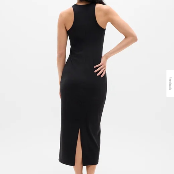 Athleta Signature Rib Maxi Dress - Elegant Black - Picture 8 of 11